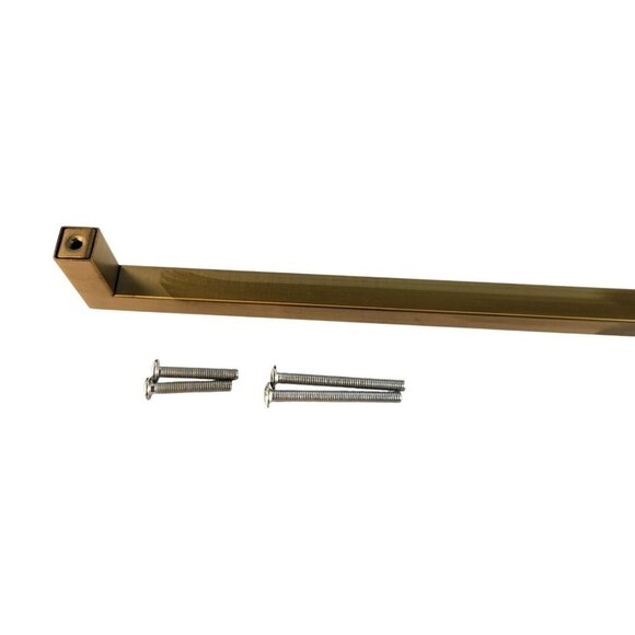 Gold Tone Drawer Handle 13 Inch Modern Cabinet Pull with Screws Long Bar Hardwar - Picture 3 of 9
